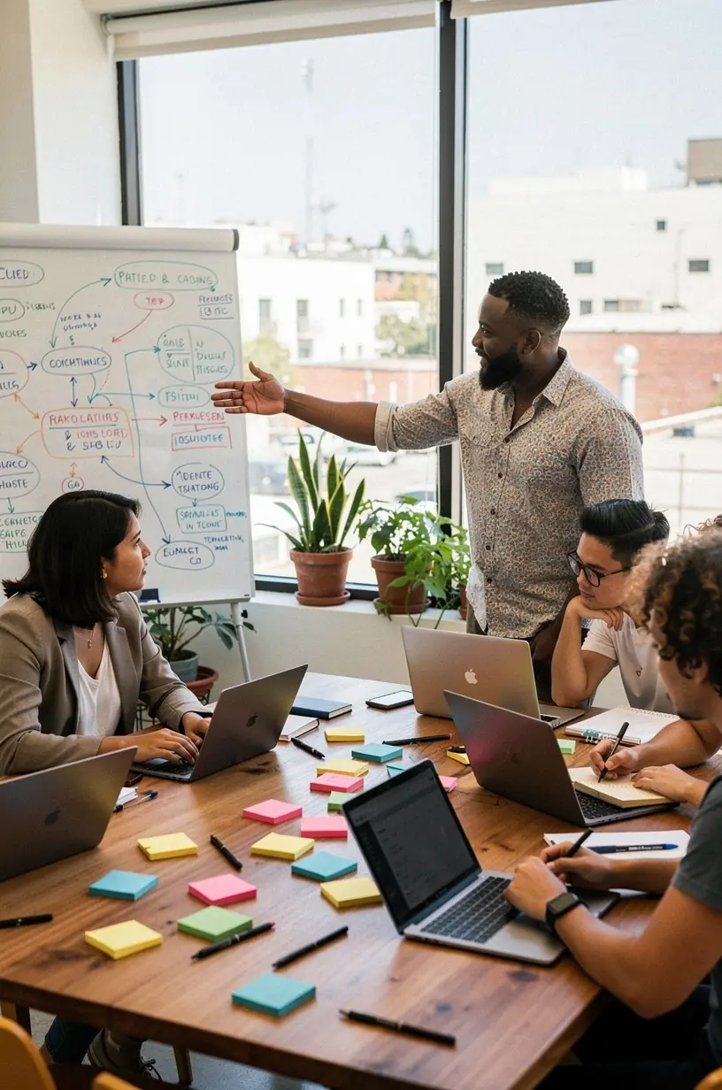 Person writing notes during a community meeting on local issues